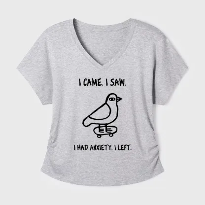 Tokyo-Tiger Funny Meme Bird Just Needs A Break Sleeve T-Shirt