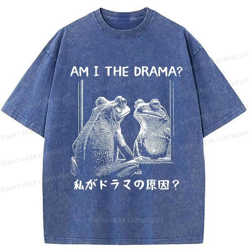 Tokyo-Tiger Am I The Drama Washed T-Shirt