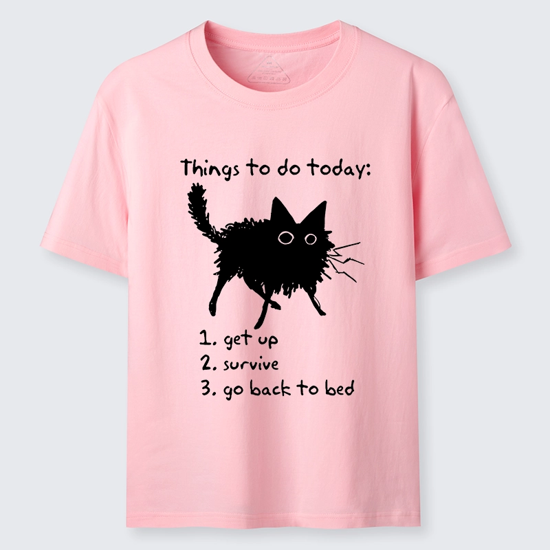 Tokyo-Tiger Lazy Cat Survive Day Funny Meme Classic T-Shirt