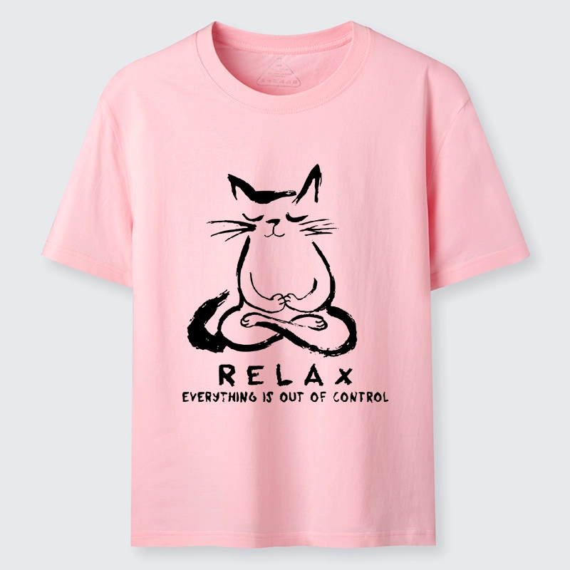 Tokyo-Tiger Zen Meditate Cat Chill Funny Meme Classic T-Shirt