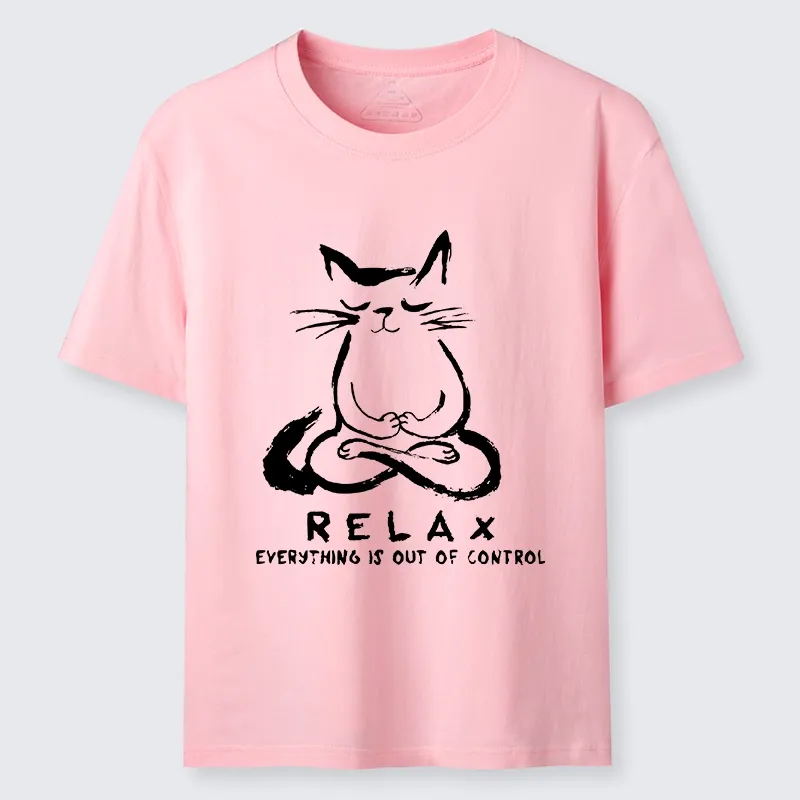 Tokyo-Tiger Zen Meditate Cat Chill Funny Meme Classic T-Shirt