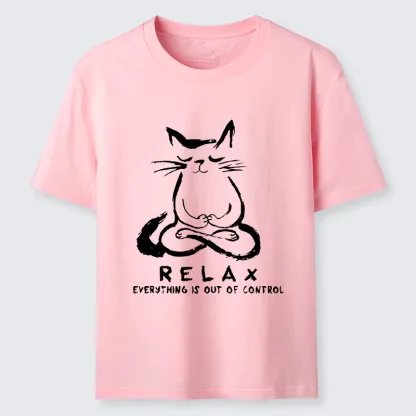 Tokyo-Tiger Zen Meditate Cat Chill Funny Meme Classic T-Shirt