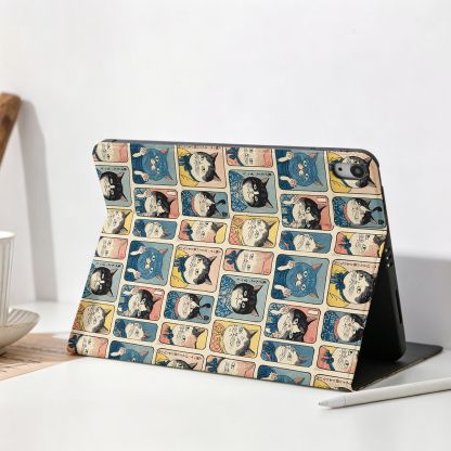 Tokyo-Tiger Many Cats Are Watching You Nobles Tablet Protective Case
