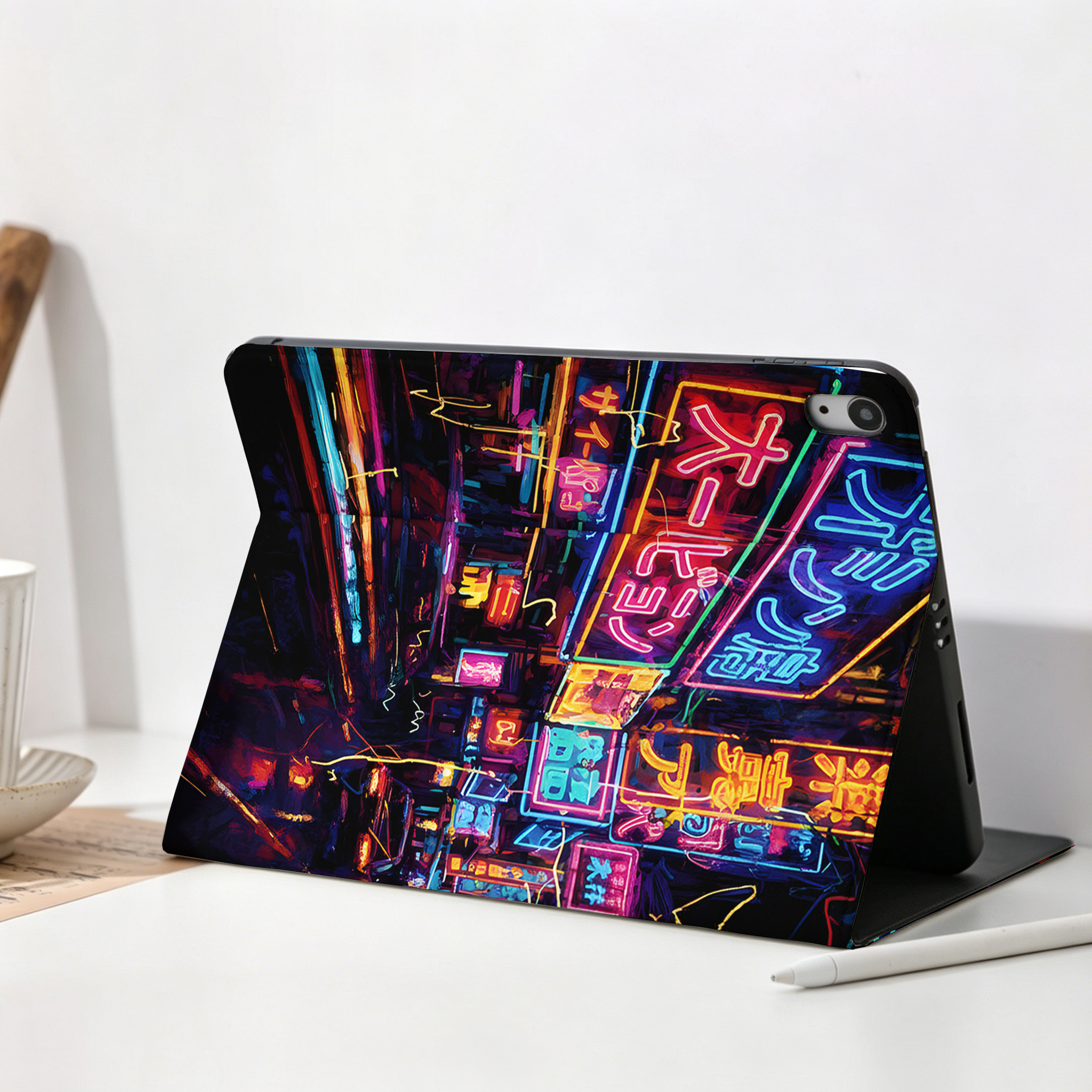 Tokyo-Tiger Tokyo Street Scene Nobles Tablet Protective Case