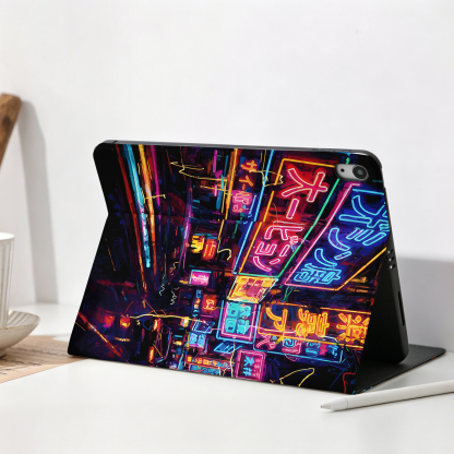 Tokyo-Tiger Tokyo Street Scene Nobles Tablet Protective Case