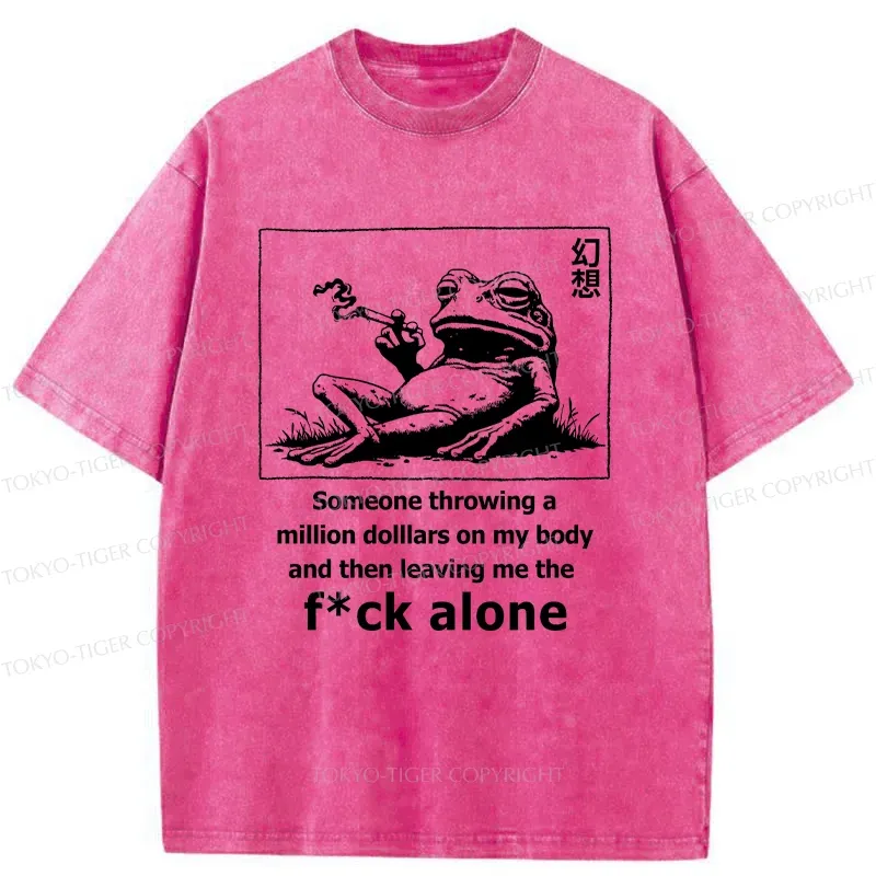 Tokyo-Tiger Frog Is Fantasizing Washed T-Shirt