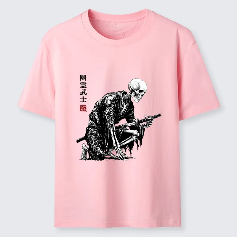 Tokyo-Tiger Vintage Dark Ghost Samurai Sketch Classic T-Shirt
