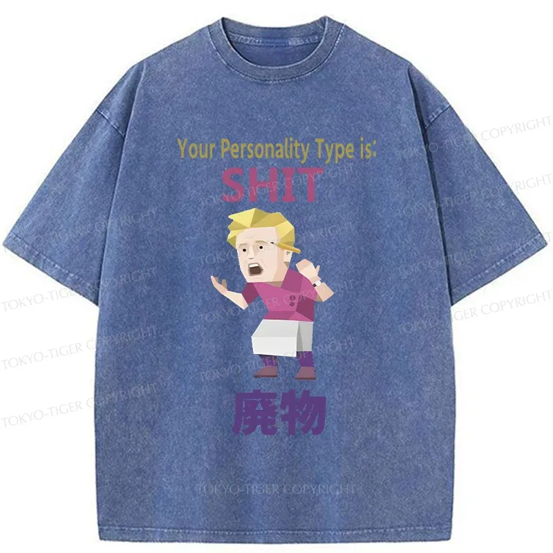 Tokyo-Tiger Your Special Mbti Washed T-Shirt