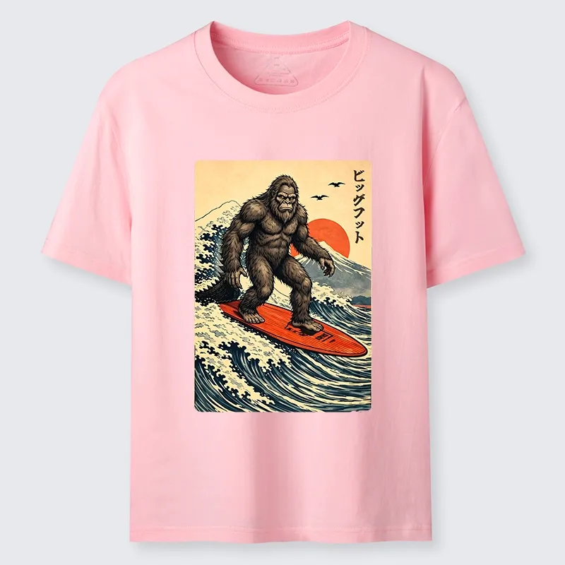 Tokyo-Tiger Myth Beast Surf Fuji Mountain Wave Art Classic T-Shirt