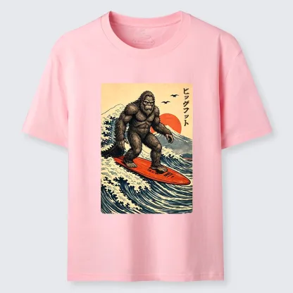 Tokyo-Tiger Myth Beast Surf Fuji Mountain Wave Art Classic T-Shirt