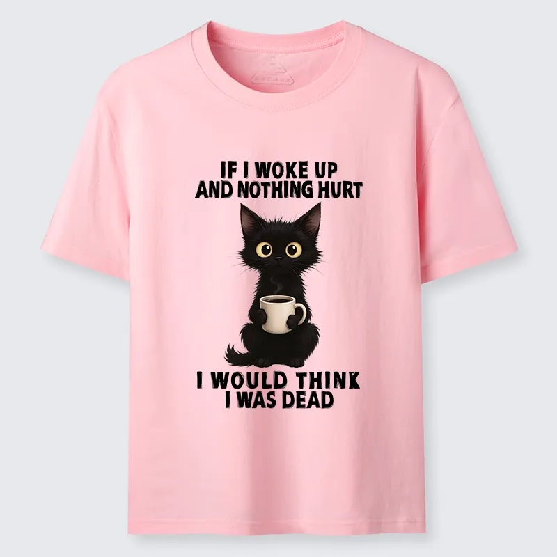 Tokyo-Tiger Funny Cute Black Cat And Coffee Meme Classic T-Shirt