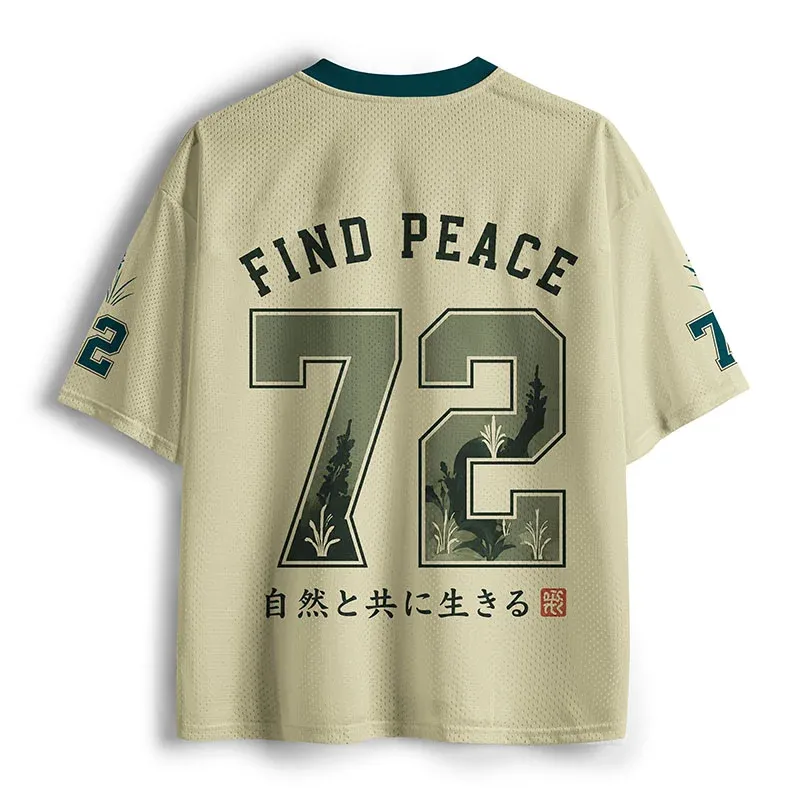 Tokyo-Tiger Peace And Nature Mesh Jersey