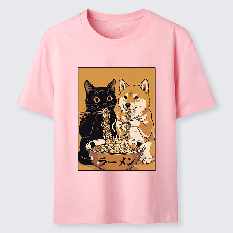 Tokyo-Tiger Funny Meme Cat Shiba Noodle Lovers Classic T-Shirt
