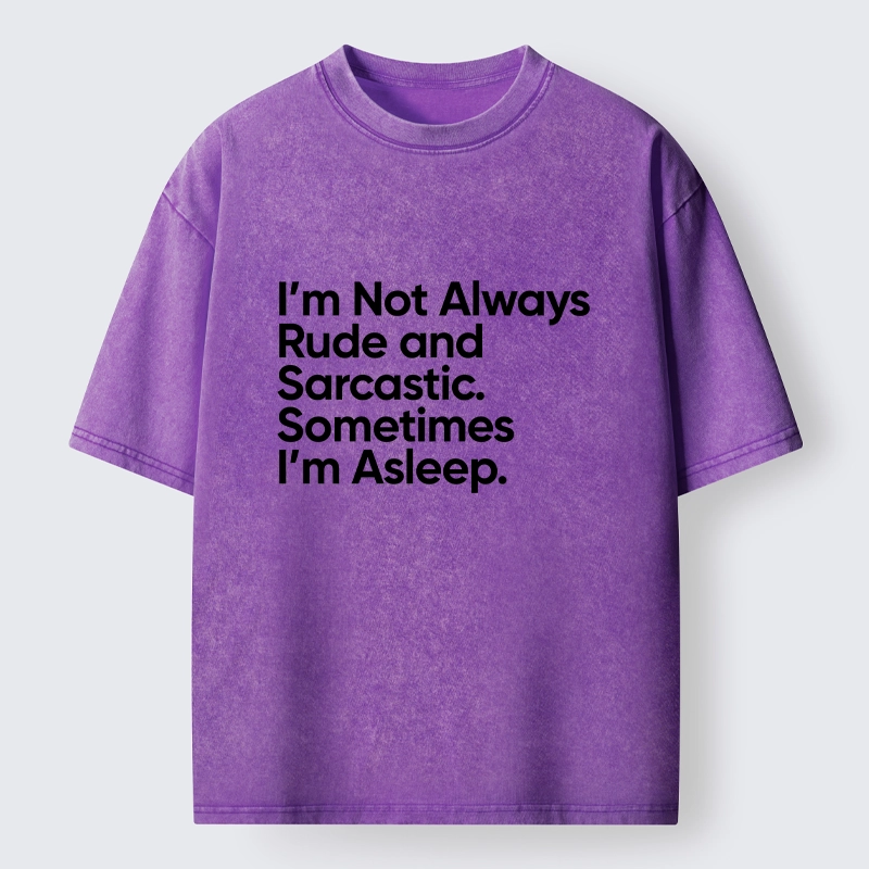 Tokyo-Tiger Sarcastic Funny Text Meme Washed T-Shirt