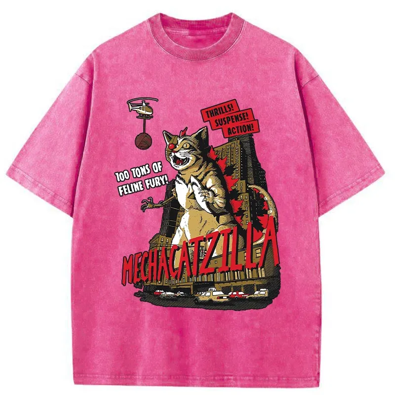 Tokyo-Tiger MechaCatzilla Washed T-Shirt