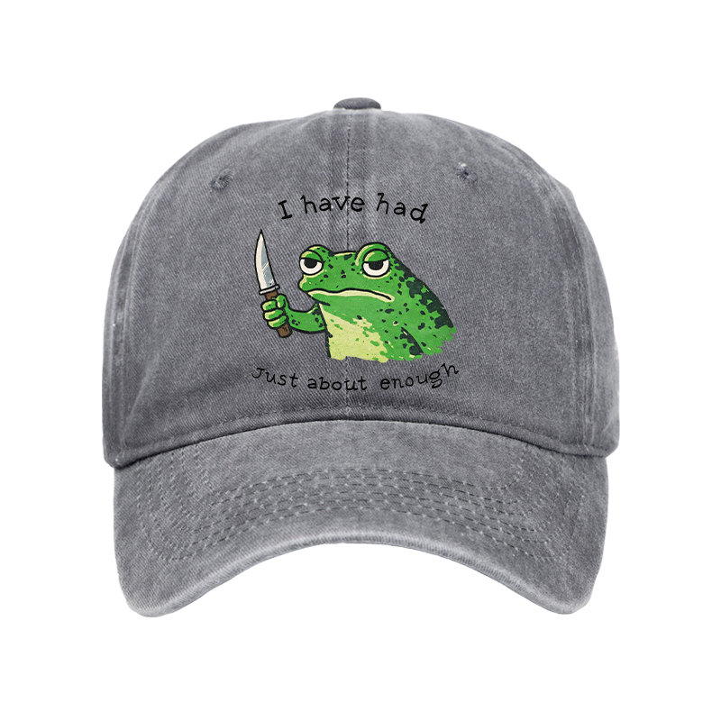 Tokyo-Tiger Impatient Frog Washed Cap