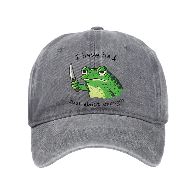 Tokyo-Tiger Impatient Frog Washed Cap