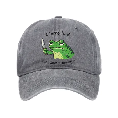 Tokyo-Tiger Impatient Frog Washed Cap