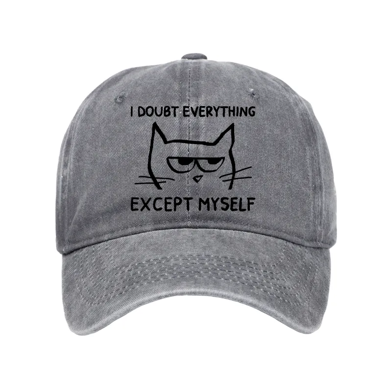 Tokyo-Tiger Confident Kitten Washed Cap