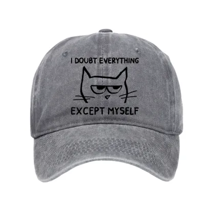 Tokyo-Tiger Confident Kitten Washed Cap