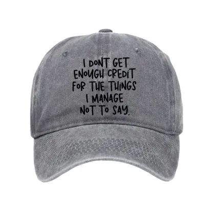 Tokyo-Tiger Saying No Is A Superpower Washed Cap