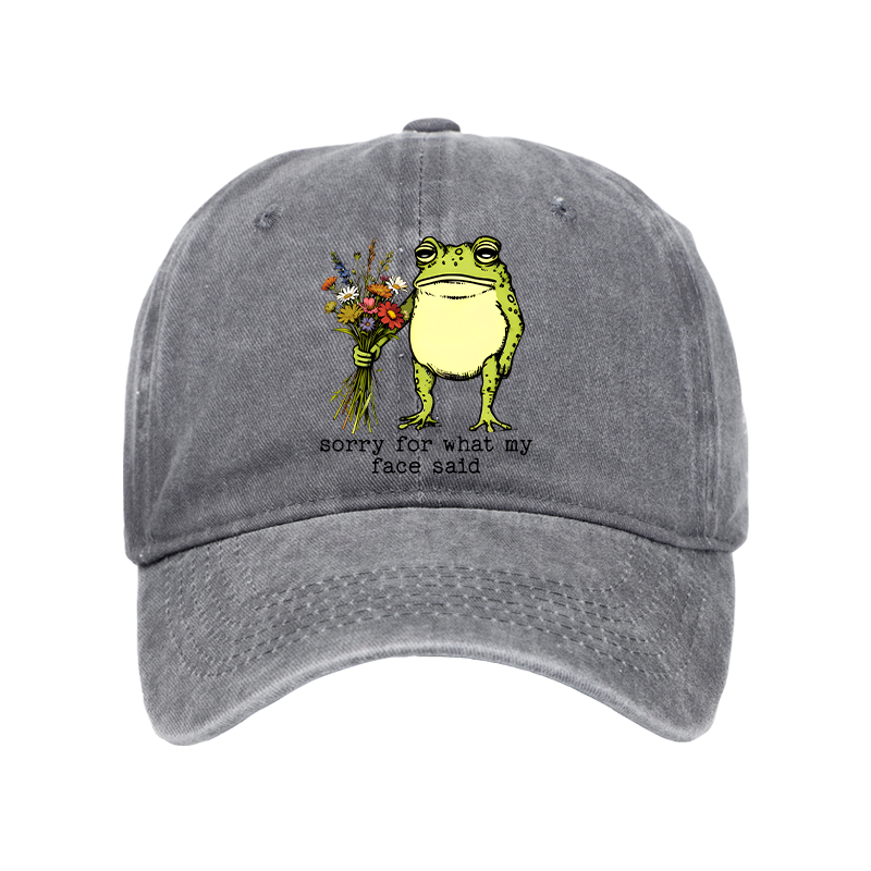 Tokyo-Tiger Frog Sorry Mode Activated Washed Cap