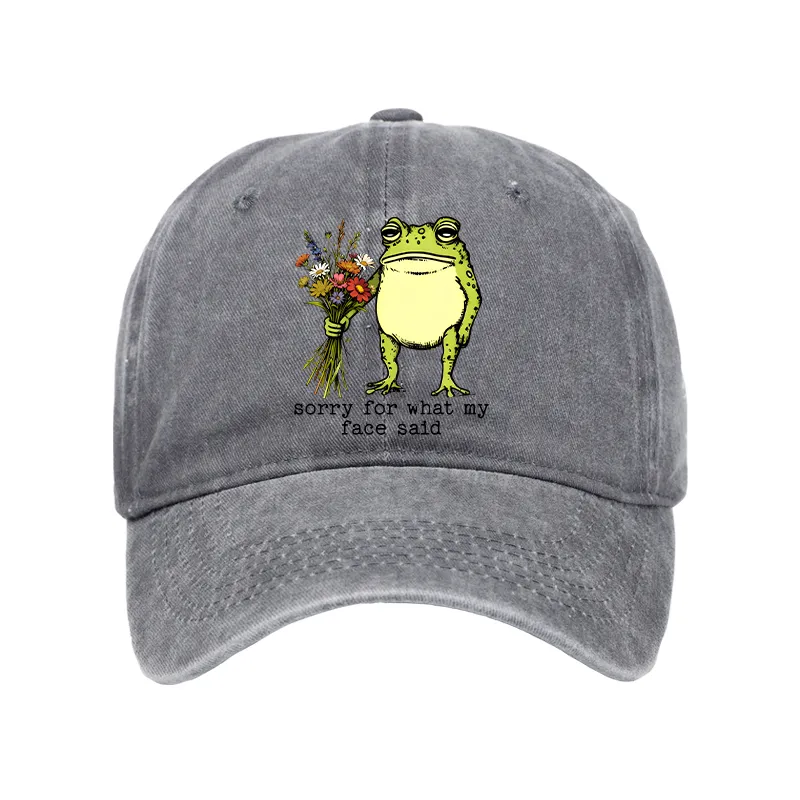 Tokyo-Tiger Frog Sorry Mode Activated Washed Cap