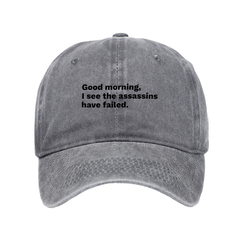 Tokyo-Tiger Assassins Failed Morning Quote Art Washed Cap