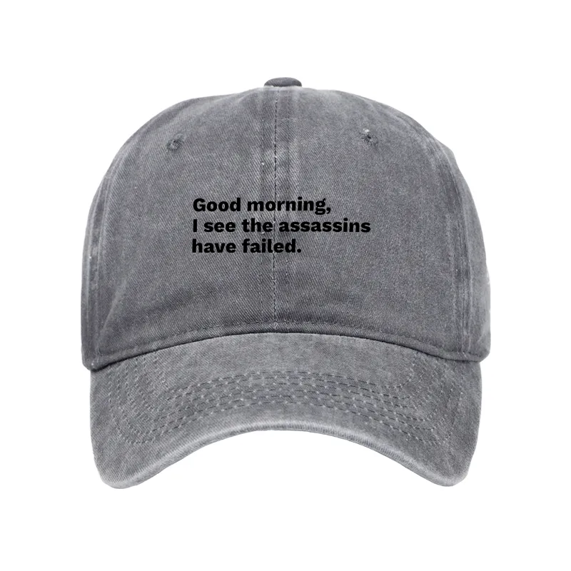 Tokyo-Tiger Assassins Failed Morning Quote Art Washed Cap