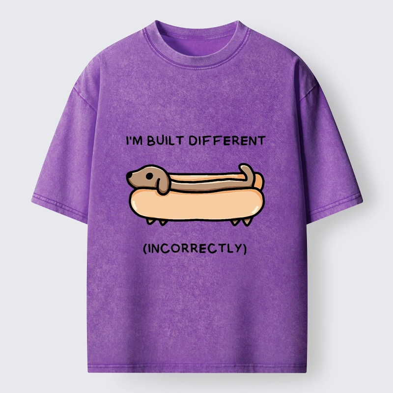 Tokyo-Tiger Built Different Dog Washed T-Shirt