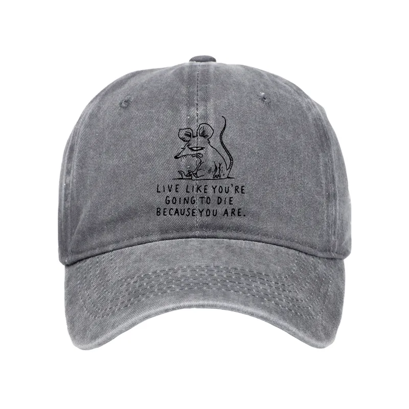 Tokyo-Tiger Funny Meme Sarcastic Rat Life Truth Washed Cap
