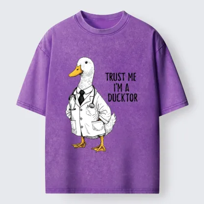 Tokyo-Tiger Trust Ducktor Washed T-Shirt