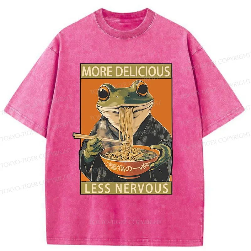 Tokyo-Tiger More Delicious Less Nervous Washed T-Shirt