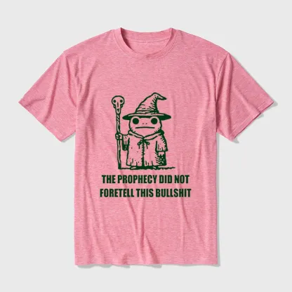 Tokyo-Tiger Funny Meme Wizard Frog Weird Prophecy Cotton Blend T-Shirt