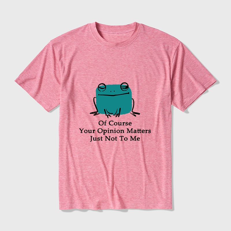 Tokyo-Tiger Cool Frog Unbothered By Others Opinions Cotton Blend T-Shirt