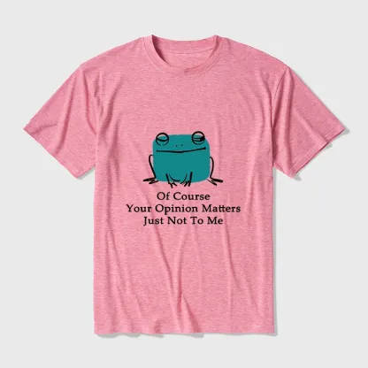 Tokyo-Tiger Cool Frog Unbothered By Others Opinions Cotton Blend T-Shirt