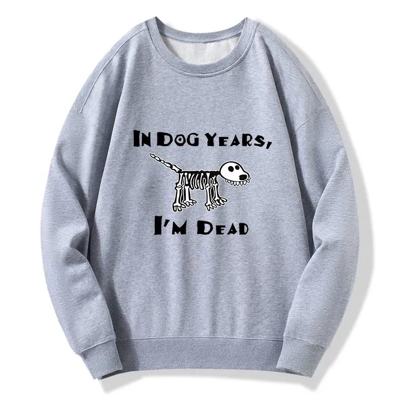 Tokyo-Tiger Funny Meme Old Dog Dead In Dog Years Vibe Classic Sweatshirt