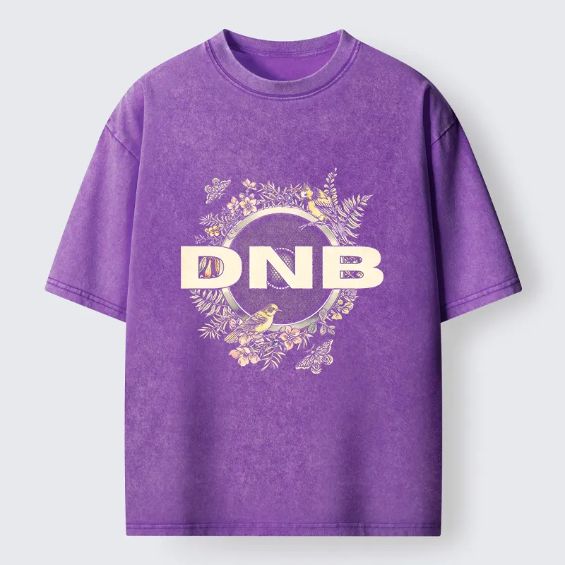 Tokyo‑Tiger Drum And Bass Japanese Washed T-Shirt