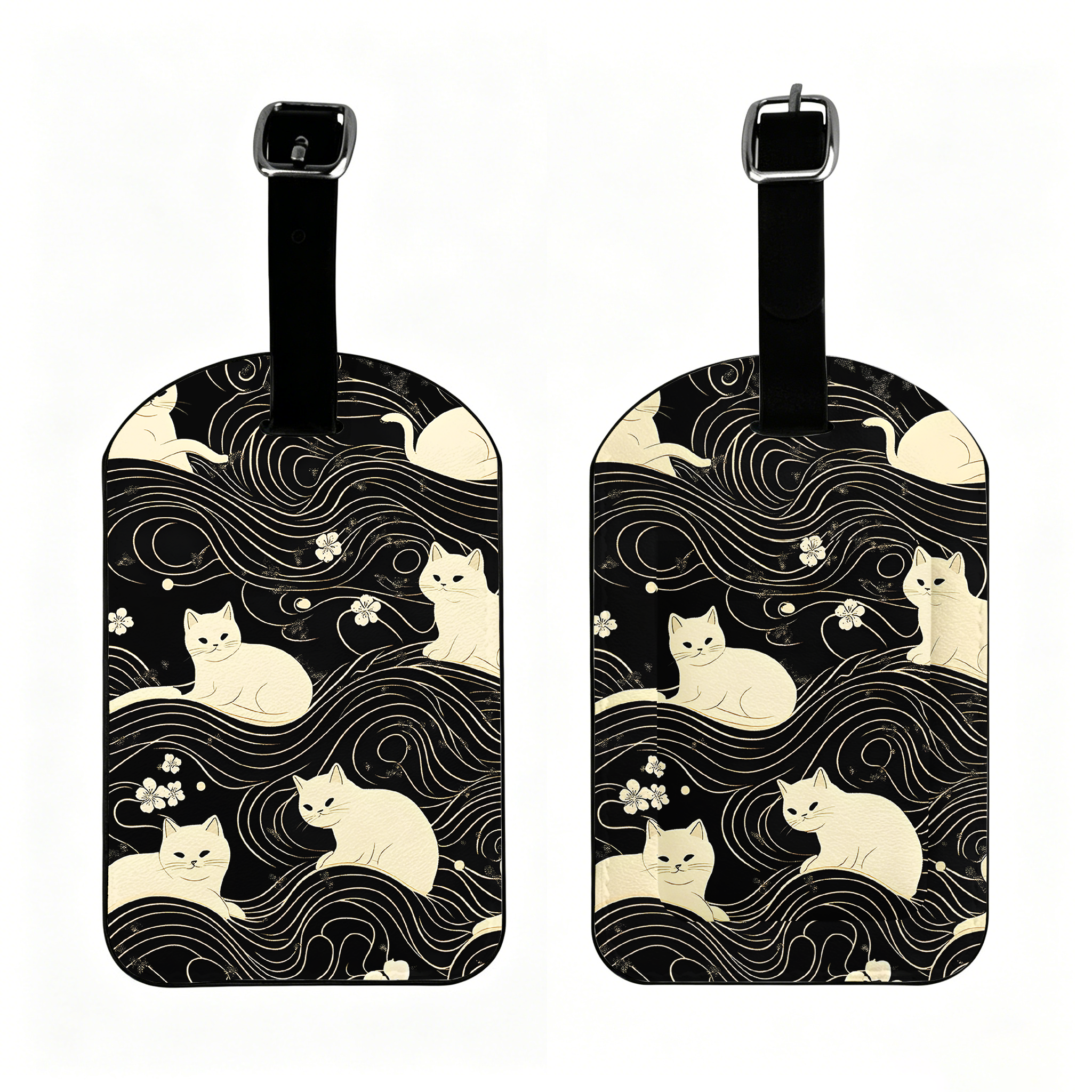 Tokyo-Tiger Mysterious Cat Luggage Tag