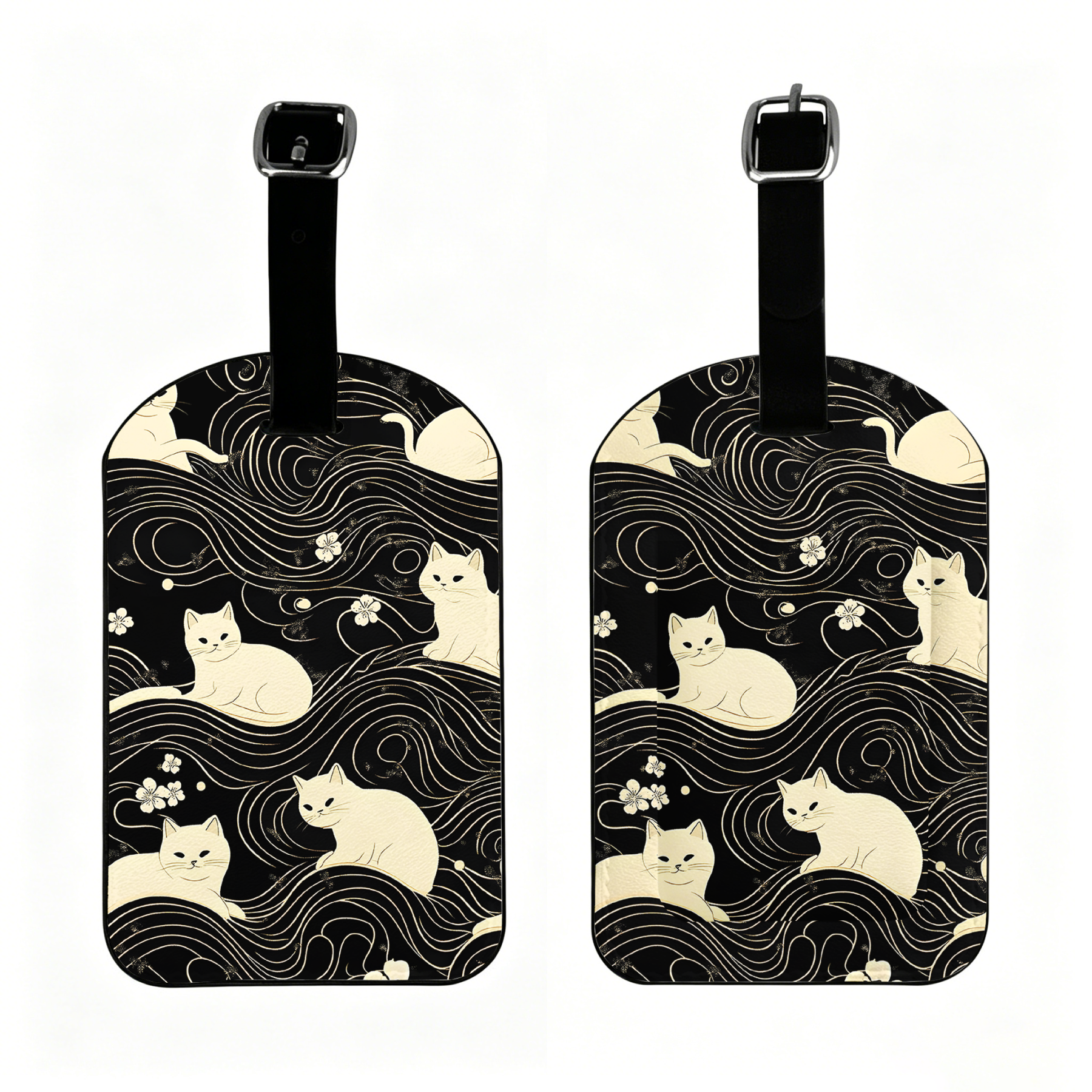 Tokyo-Tiger Mysterious Cat Luggage Tag