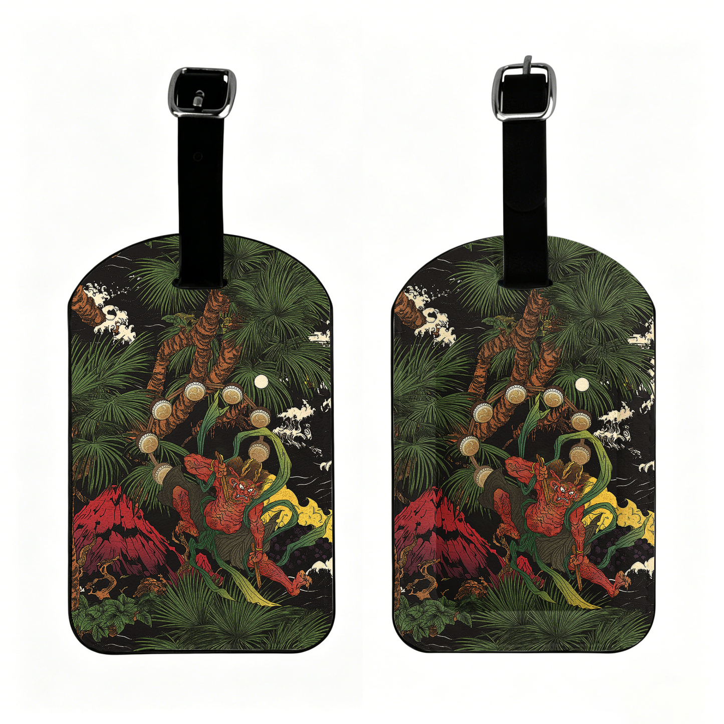 Tokyo-Tiger Japanese Yokai Luggage Tag