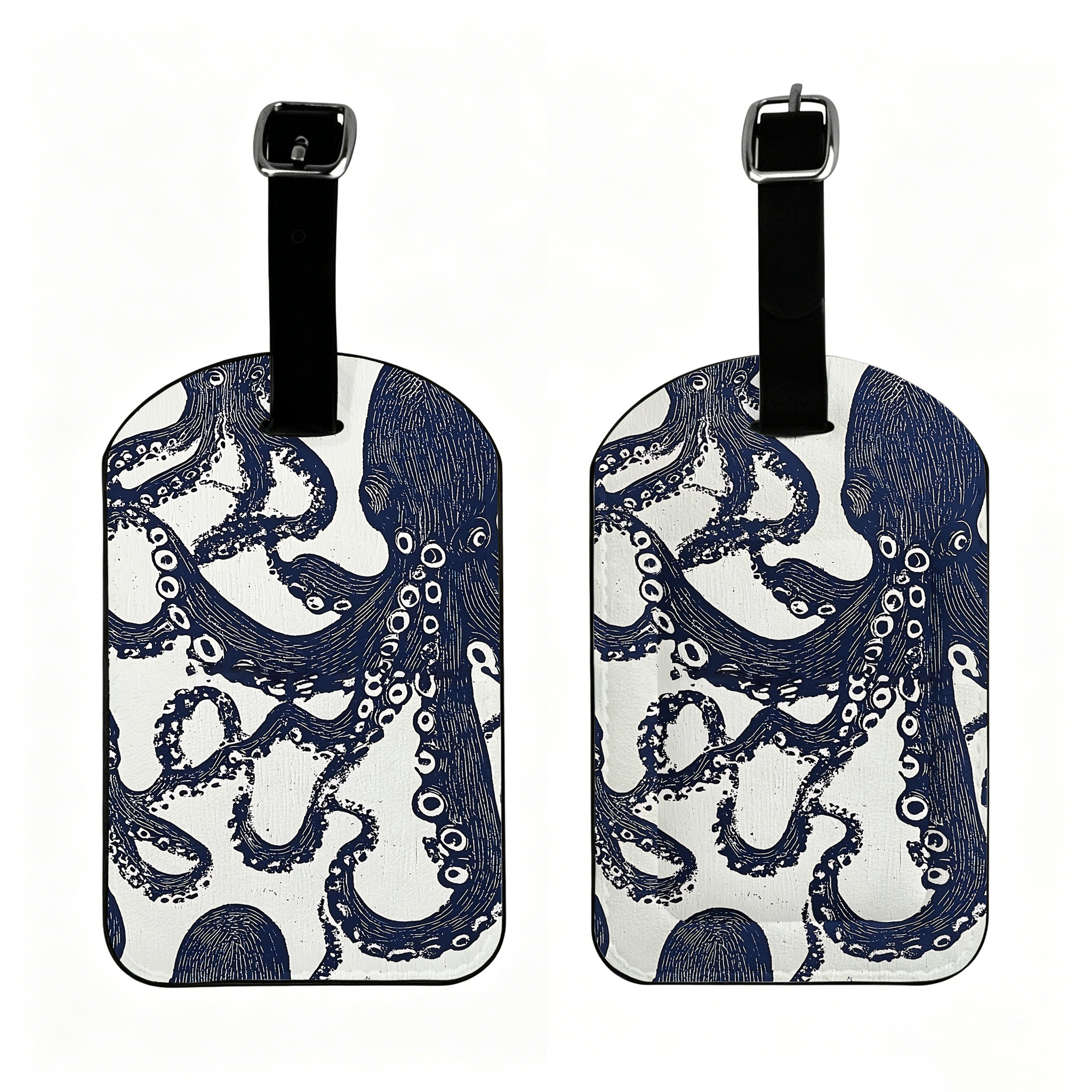 Tokyo-Tiger Ocean Octopus Luggage Tag