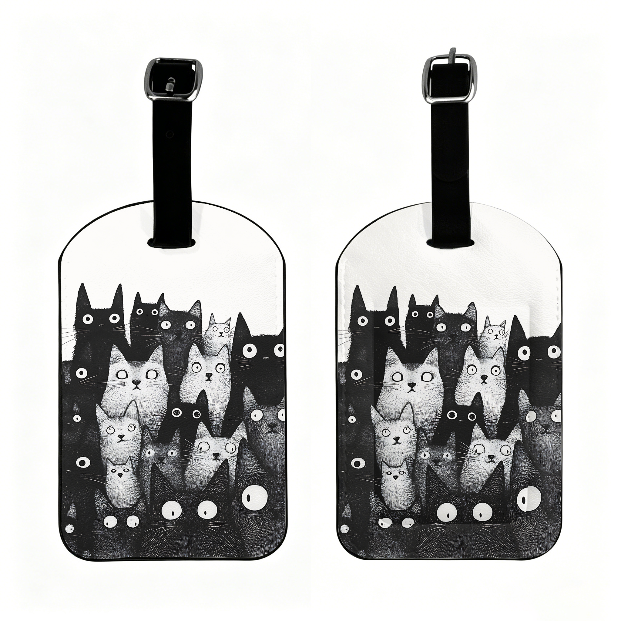 Tokyo-Tiger The Judgmental Stare Of Cats Luggage Tag