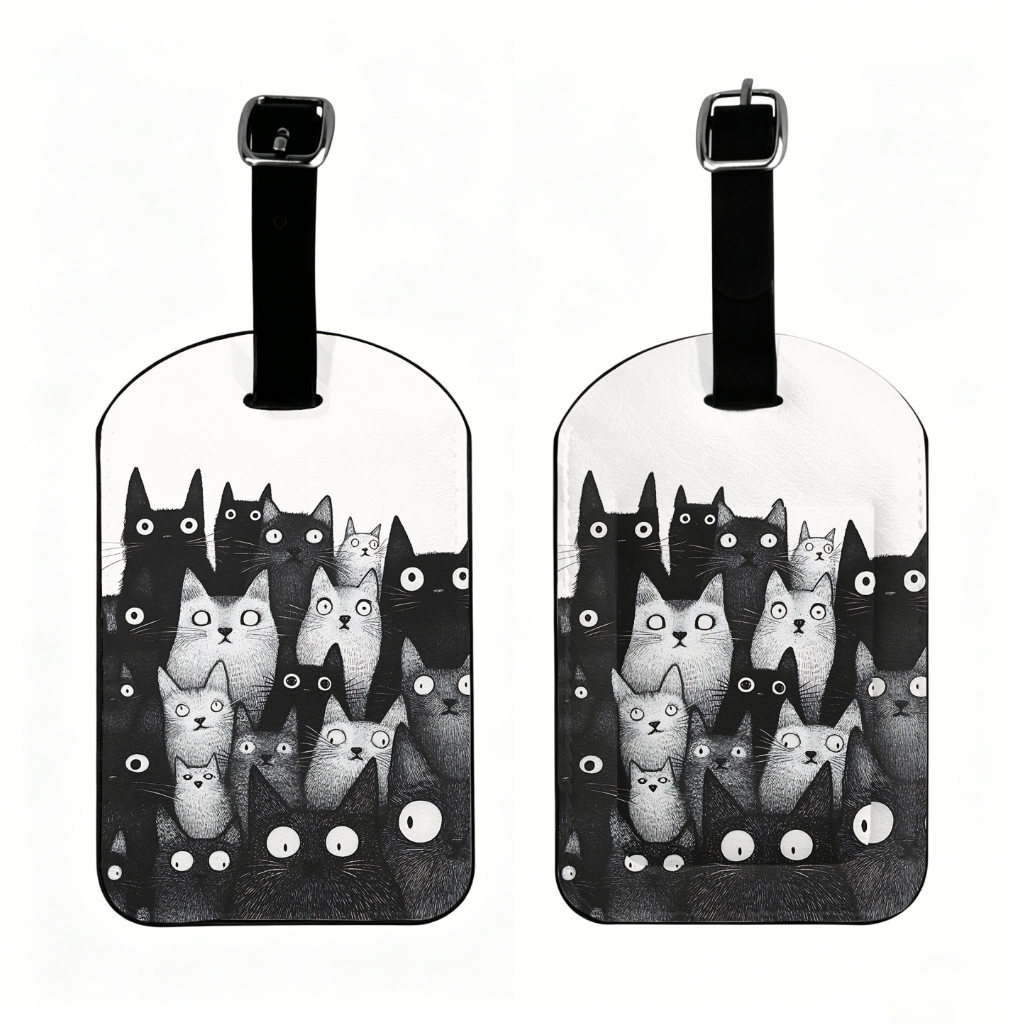 Tokyo-Tiger The Judgmental Stare Of Cats Luggage Tag