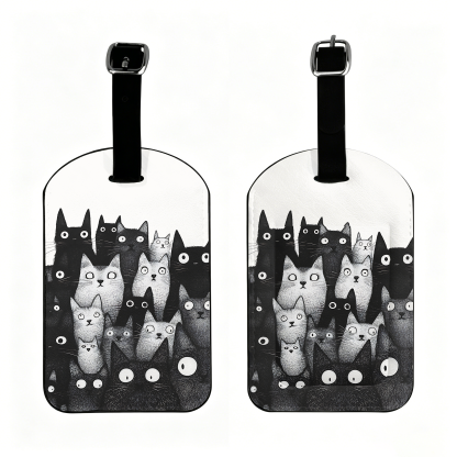 Tokyo-Tiger The Judgmental Stare Of Cats Luggage Tag