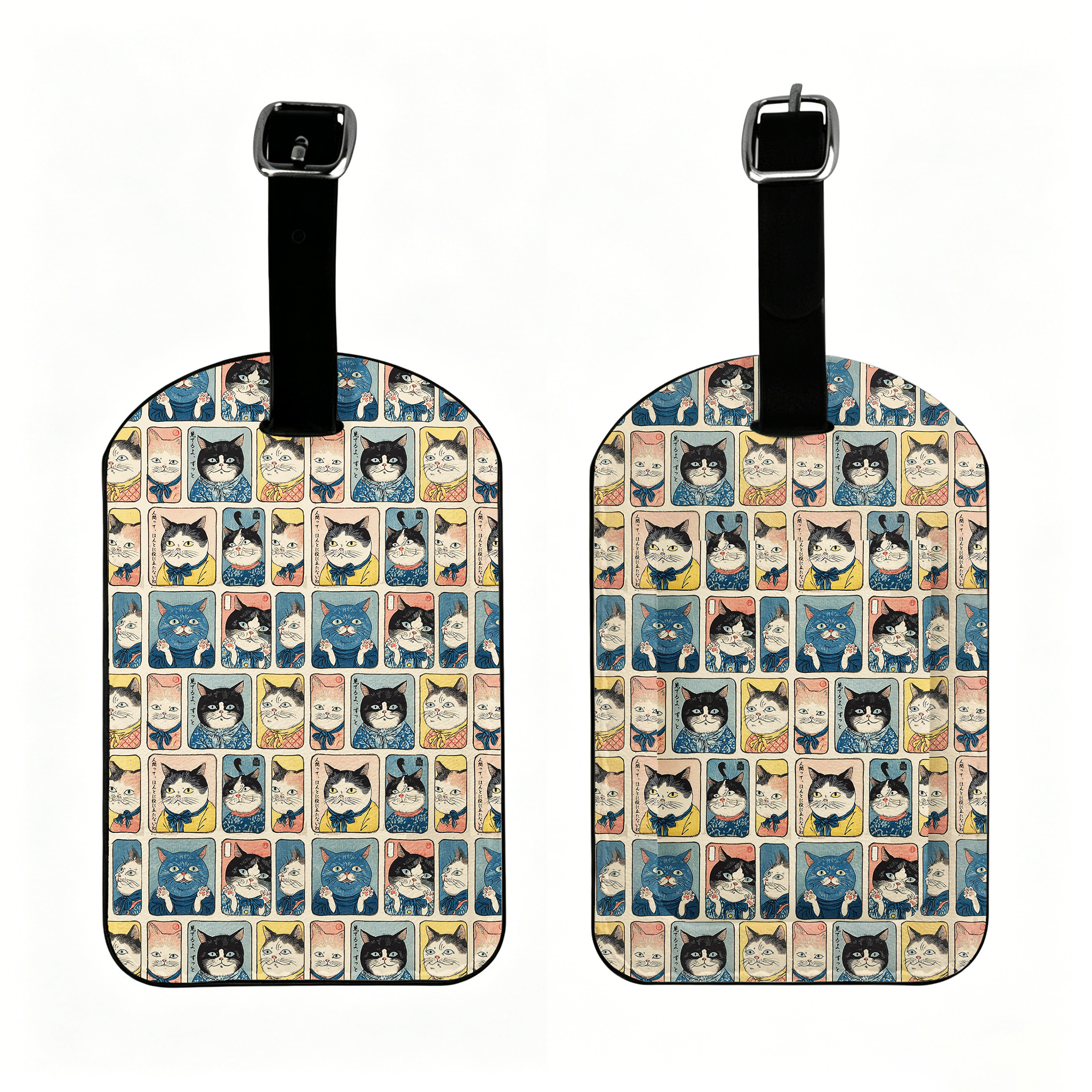 Tokyo-Tiger Many Cats Are Watching You Luggage Tag
