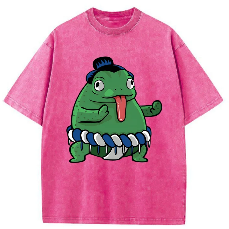 Tokyo-Tiger Sumo Frog Washed T-Shirt