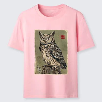 Tokyo-Tiger Wise Forest Owl Classic T-Shirt