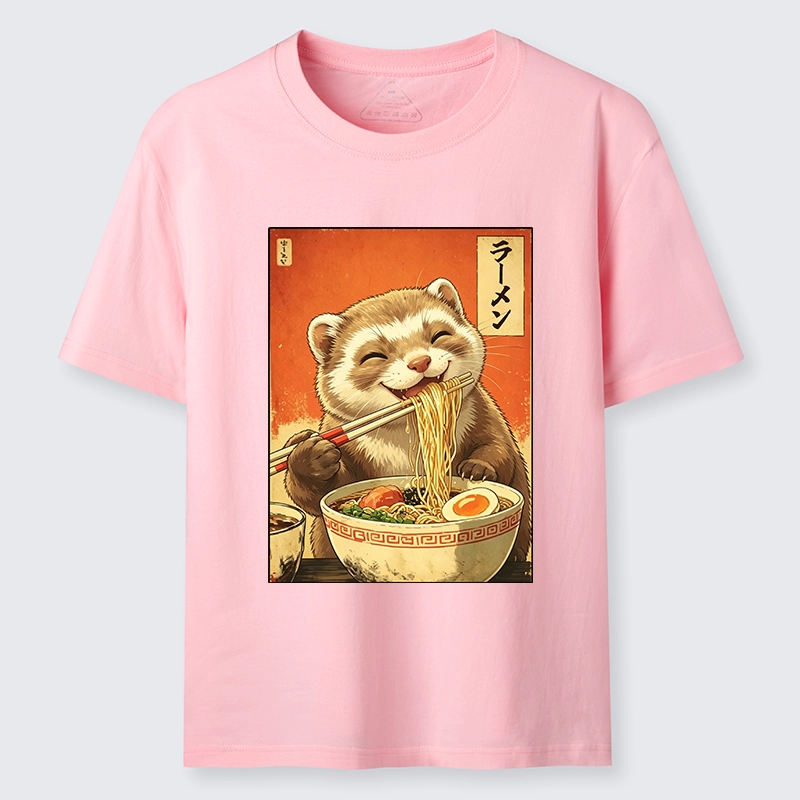Tokyo-Tiger Otters Eating Delicious Ramen Classic T-Shirt