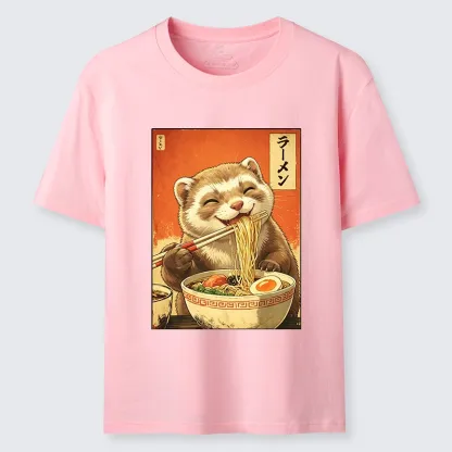 Tokyo-Tiger Otters Eating Delicious Ramen Classic T-Shirt
